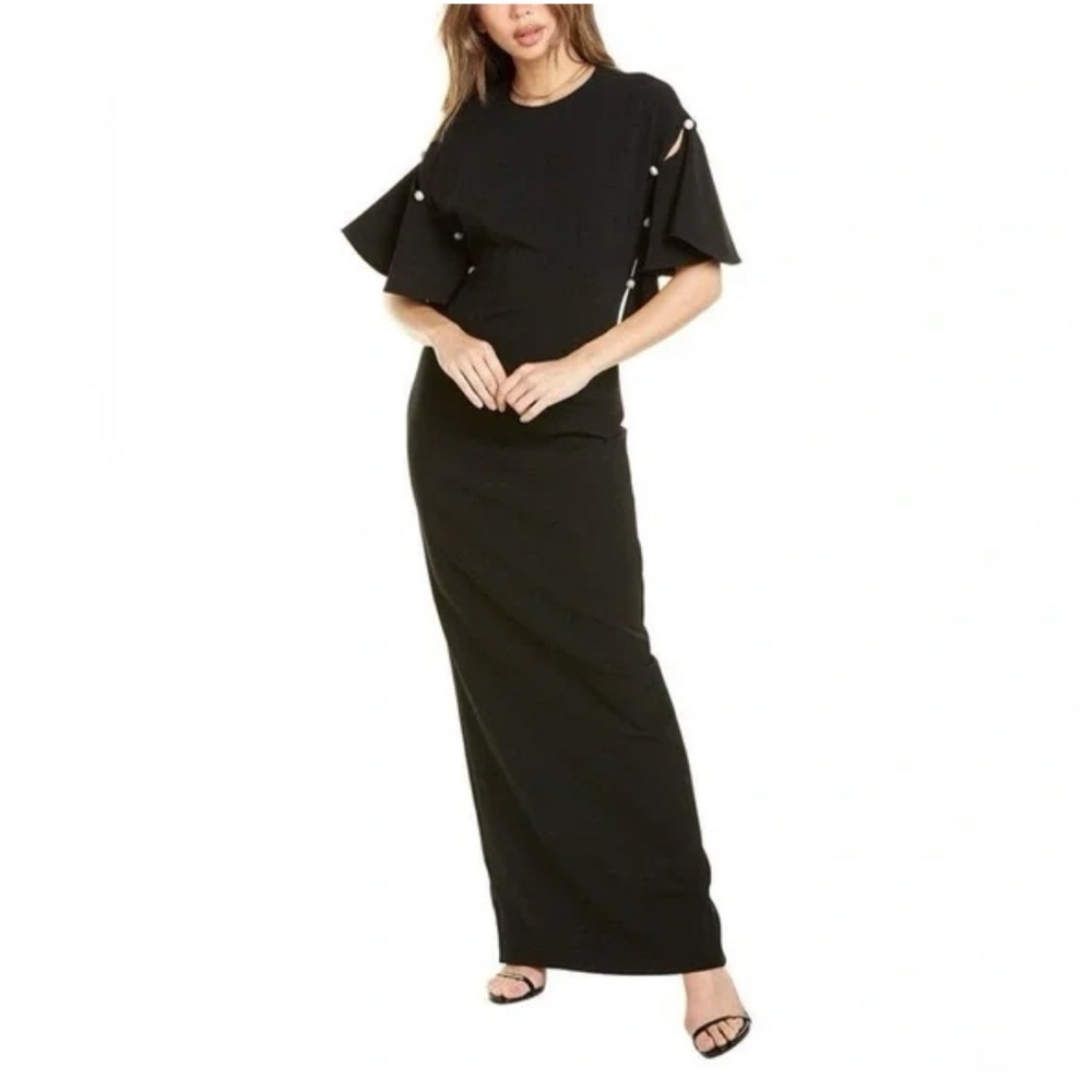 Black Sachin + Babi Embellished Agatha gown NWT Size 12